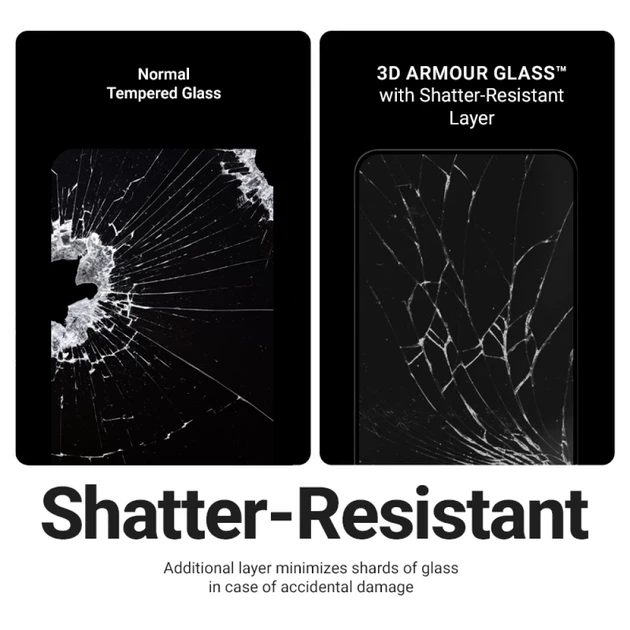 Szkło ochronne Crong 3D Armour Glass do iPhone 17 Pro (5904310706063) - obraz 4