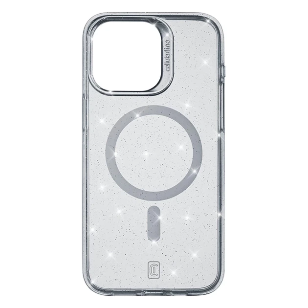 Чехол Cellularline Sparkle Mag для iPhone 15 Pro Transparent (SPARKMAGIPH15PROT) - Фото 1 Чехол Cellularline Sparkle Mag для iPhone 15 Pro Transparent (SPARKMAGIPH15PROT) - изображение 1