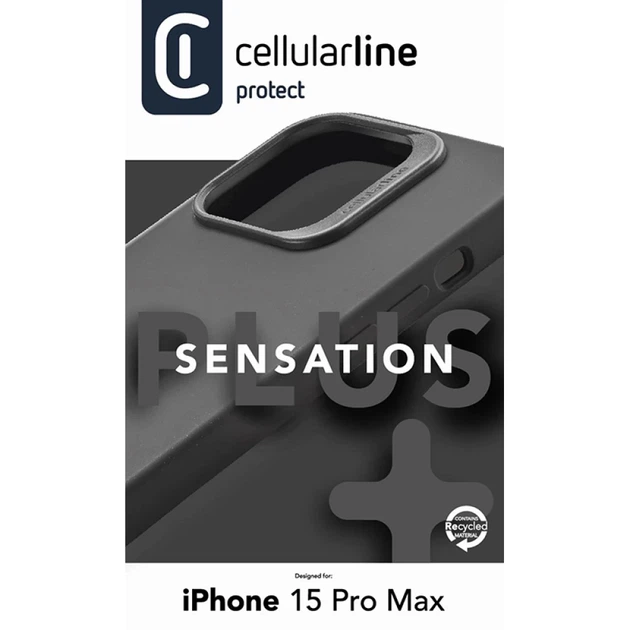Чехол Cellularline Sensation Plus для iPhone 15 Pro Max Black (SENSPLUSIPH15PRMK) - Фото 4 Чехол Cellularline Sensation Plus для iPhone 15 Pro Max Black (SENSPLUSIPH15PRMK) - изображение 4