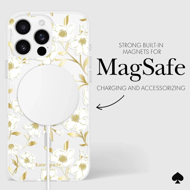 Чехол Kate Spade New York Protective Gems для iPhone 16 Pro Max Sunshine Floral (KS054468) - изображение 14