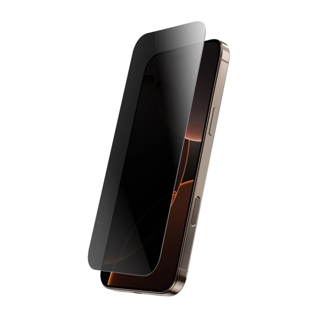 Szkło ochronne Crong Privacy 3D Armour Glass do iPhone 17 Pro Max / iPhone 16 Pro Max (5904310705684) - obraz 6