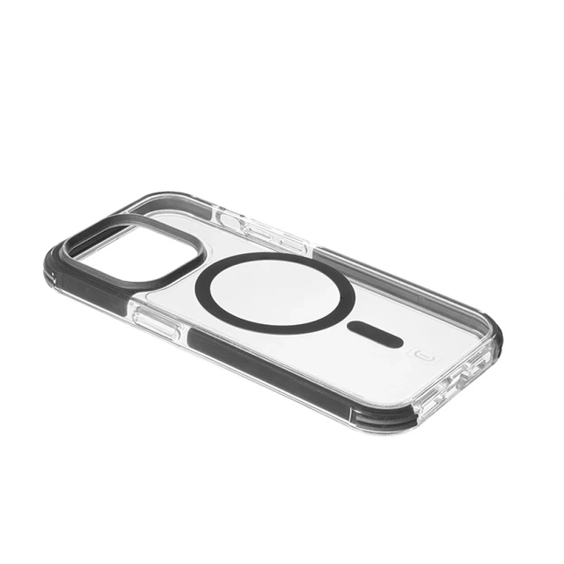Чехол Cellularline Tetra Force Strong Guard Mag для iPhone 15 Pro Transparent with MagSafe (TETRACMAGIPH15PROT) - Фото 2 Чехол Cellularline Tetra Force Strong Guard Mag для iPhone 15 Pro Transparent with MagSafe (TETRACMAGIPH15PROT) - изображение 2