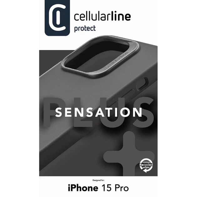 Чехол Cellularline Sensation Plus для iPhone 15 Pro Black (SENSPLUSIPH15PROK) - Фото 4 Чехол Cellularline Sensation Plus для iPhone 15 Pro Black (SENSPLUSIPH15PROK) - изображение 4