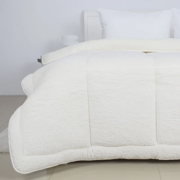 Ковдра ТЕП "TEDDY" Молочна (350 г/м²), 180x210 двоспальна - изображение 3