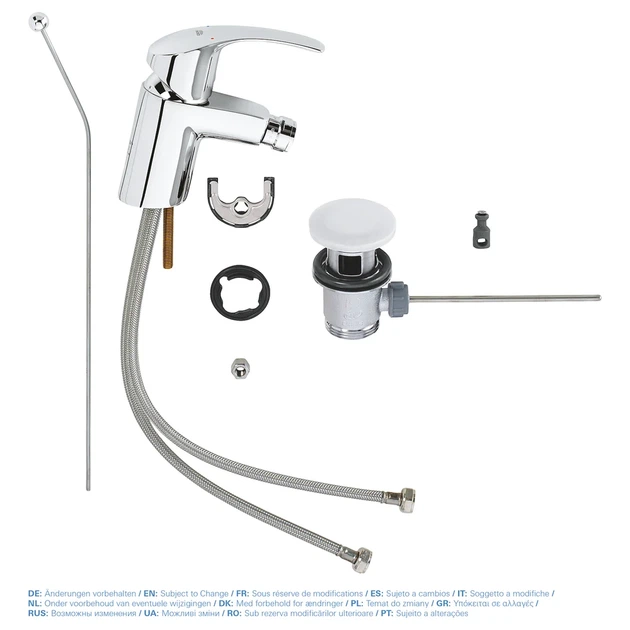 Смеситель для биде Grohe Eurosmart, хром (32929002) - изображение 8