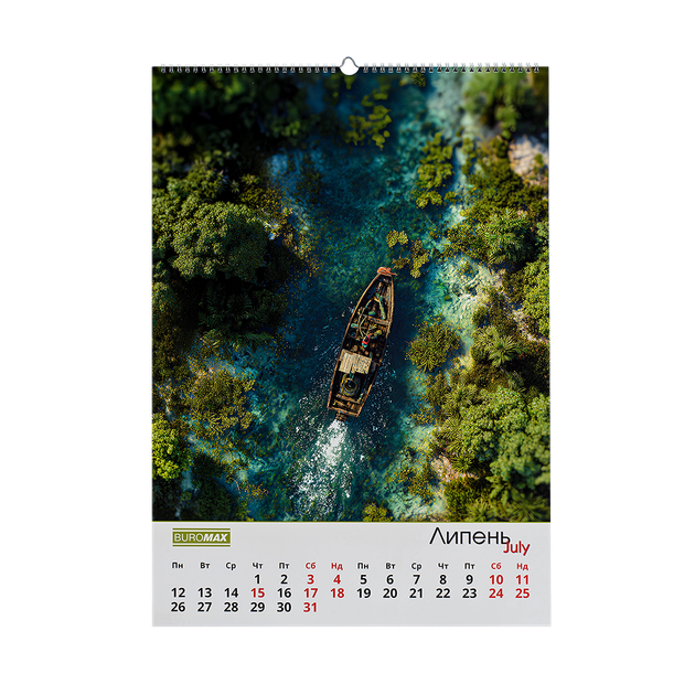 Календарь настенный на 2027 год А2, 1 пружина Tropic (BM.210655) - изображение 8