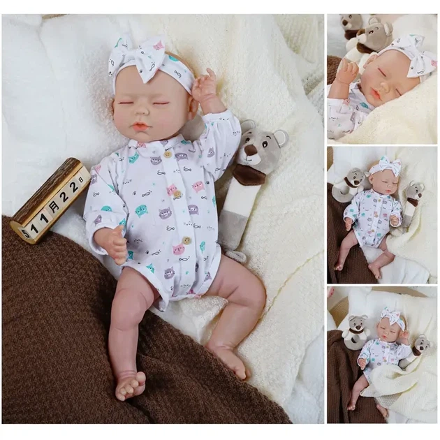 Інтерактивний пупс Reborn Baby Born Luna 42 см — реагує на рухи, сміється та плаче, з аксесуарами (RBM24021) - Фото 6 Інтерактивний пупс Reborn Baby Born Luna 42 см — реагує на рухи, сміється та плаче, з аксесуарами (RBM24021) - изображение 6