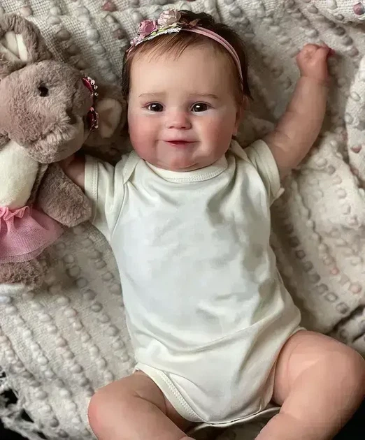 Реалістична вінілова лялька Reborn Baby 50 см з аксесуарами можна купати (RB001) - изображение 2