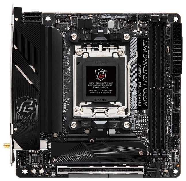 Материнская плата ASRock A620I Lightning WiFi (sAM5, AMD A620, Mini-ITX) (102218821) - изображение 2