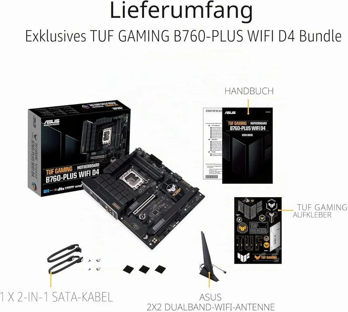 Материнская плата ASUS TUF Gaming B760-PLUS WiFi D4 (102215653) - изображение 6