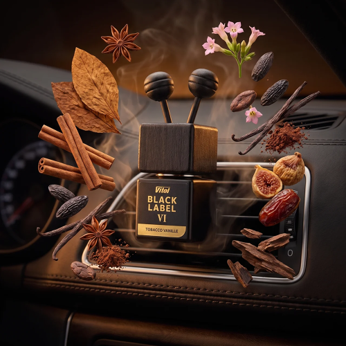 Освежитель воздуха в дефлектор VITOL Black Label Tobacco Vanille 8мл (68121) - изображение 4