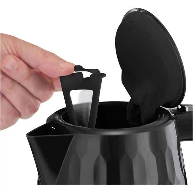 Електрочайник Russell Hobbs Honeycomb чорний 1,7 л - Уценка - изображение 4