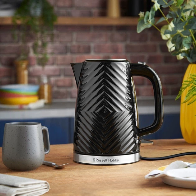Електрочайник Russell Hobbs Groove Black 26380-70 - изображение 2