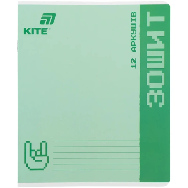 Тетрадь школьная Kite One Color K26-232, 12 листов, клетка - Фото 3 Тетрадь школьная Kite One Color K26-232, 12 листов, клетка - изображение 3