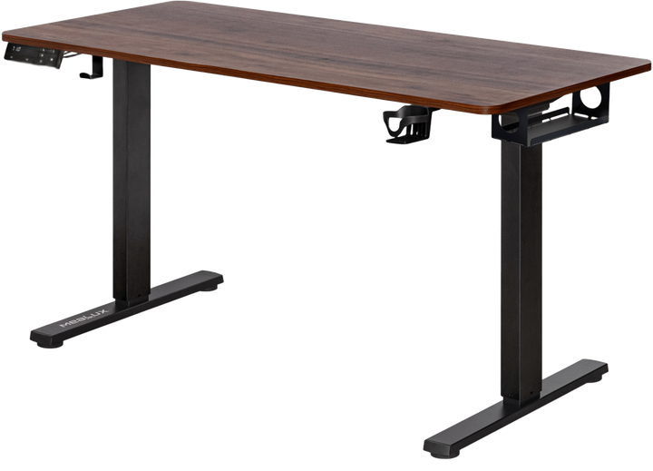Стол с электрорегулировкой высоты Mealux PowerDesk Duo XL Walnut (EVO-252 Duo Walnut/B) - Фото 1 Стол с электрорегулировкой высоты Mealux PowerDesk Duo XL Walnut (EVO-252 Duo Walnut/B) - изображение 1