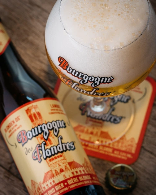 Упаковка пива Bourgogne des Flandres Blonde світле фільтроване 5.5% 0.33 л x 12 шт (5411516003624) - Фото 7 Упаковка пива Bourgogne des Flandres Blonde світле фільтроване 5.5% 0.33 л x 12 шт (5411516003624) - зображення 7