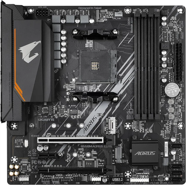 Материнская плата Gigabyte B550M Aorus Elite (102216619) - изображение 2