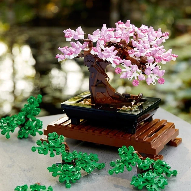Конструктор 3D Botanicals Дерево Бонсай 878 деталей - изображение 6