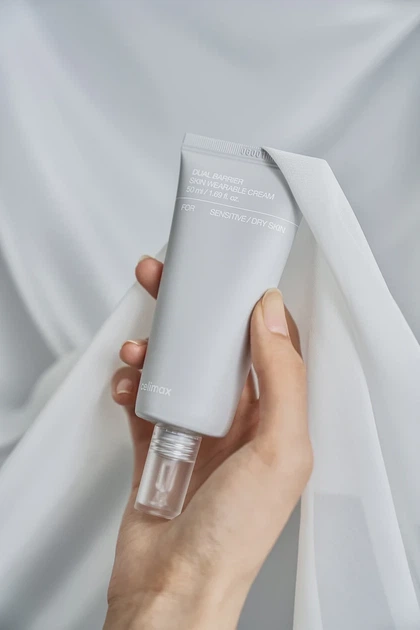 Крем для обличчя CELIMAX Dual Barrier Skin Wearable Cream 50 мл — відновлюючий крем з керамідами для зміцнення захисного бар'єр - изображение 4