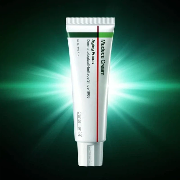 Антивіковий крем для обличчя CENTELLIAN24 Madeca Cream Aging Focus 50 мл для пружності та відновлення шкіри - изображение 4