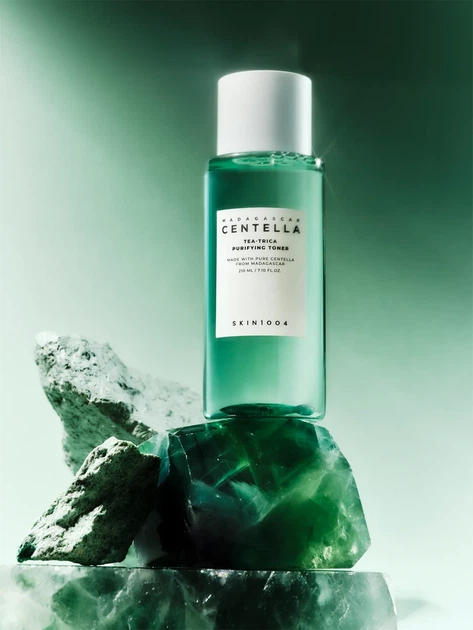 Тонер для обличчя SKIN1004 Madagascar Centella Tea-Trica Purifying Toner 210 мл — очищуючий тонер для звуження пор та проблемної ш - изображение 7