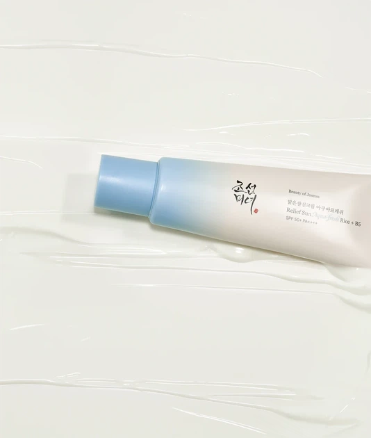 Сонцезахисний крем для обличчя BEAUTY OF JOSEON Relief Sun Aqua-Fresh Rice + B5 SPF 50+ PA++++ 50 мл — зволожувальний SPF-крем з р - зображення 3