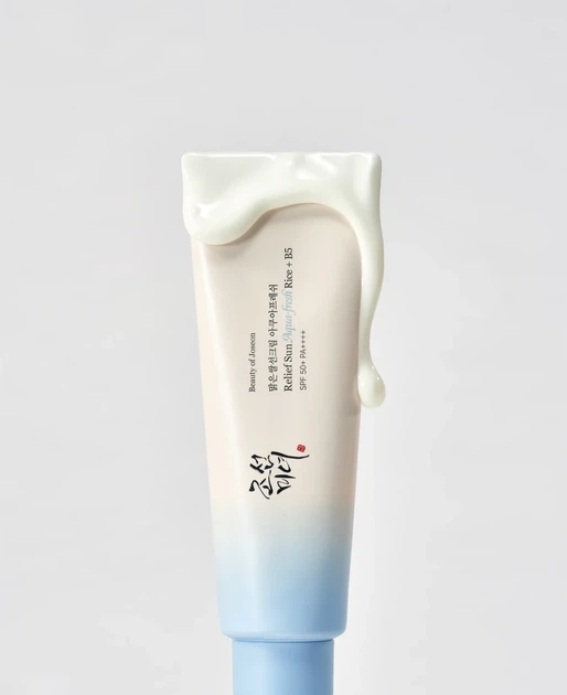 Сонцезахисний крем для обличчя BEAUTY OF JOSEON Relief Sun Aqua-Fresh Rice + B5 SPF 50+ PA++++ 50 мл — зволожувальний SPF-крем з р - зображення 4