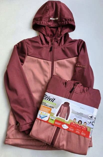 Детская куртка софтшелл на флисе CRIVIT 122-128 см Softshell водонепроницаемая для девочек 114240 - Фото 1 Детская куртка софтшелл на флисе CRIVIT 122-128 см Softshell водонепроницаемая для девочек 114240 - изображение 1