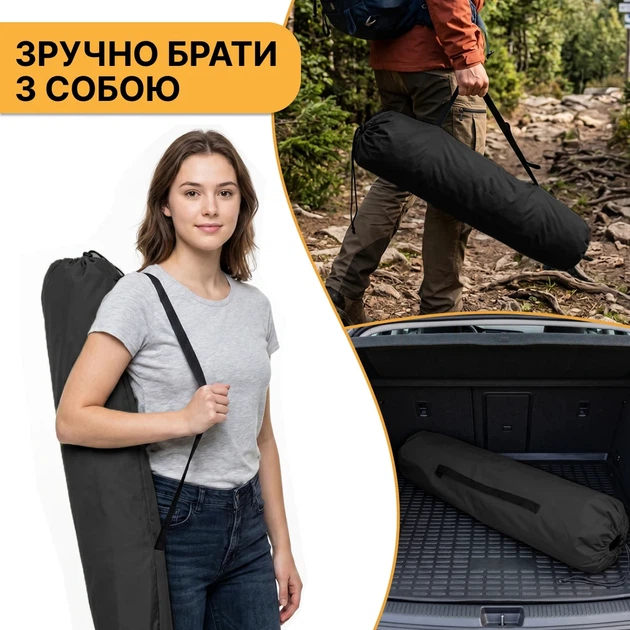Армейская походная раскладушка LB-MC-A1-BLK до 120 кг сталь черная - Фото 10 Армейская походная раскладушка LB-MC-A1-BLK до 120 кг сталь черная - изображение 10