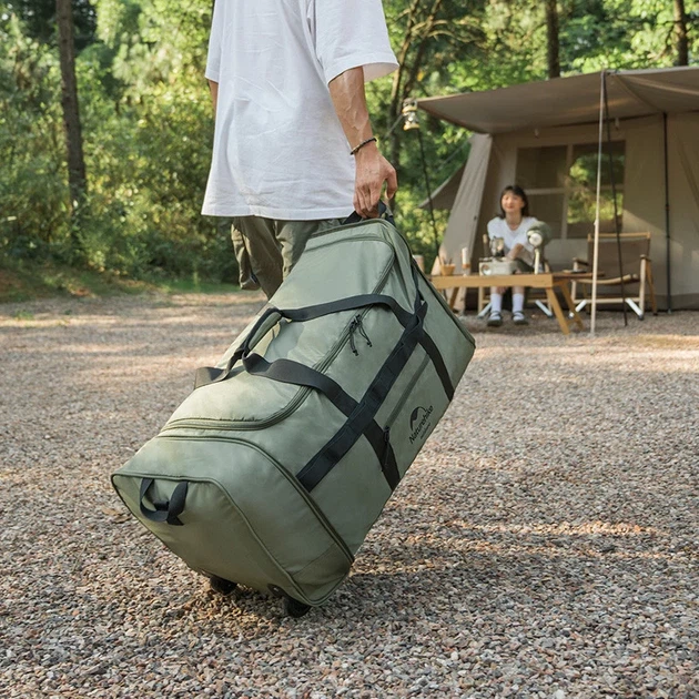 Сумка-баул Naturehike NH21LX003 88 л полиэстер 72х35х35 см зелёная - Фото 4 Сумка-баул Naturehike NH21LX003 88 л полиэстер 72х35х35 см зелёная - изображение 4