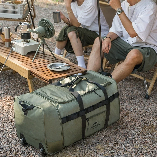 Сумка-баул Naturehike NH21LX003 88 л полиэстер 72х35х35 см зелёная - Фото 5 Сумка-баул Naturehike NH21LX003 88 л полиэстер 72х35х35 см зелёная - изображение 5