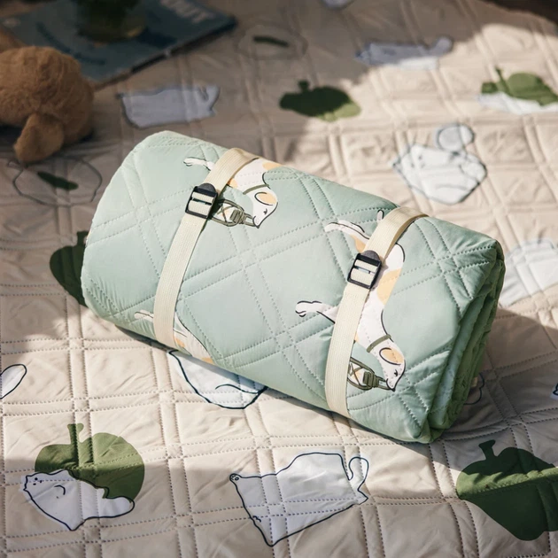 Коврик для пикника Naturehike CNK2350WS010 210х240 см полиэстер голубой - изображение 9
