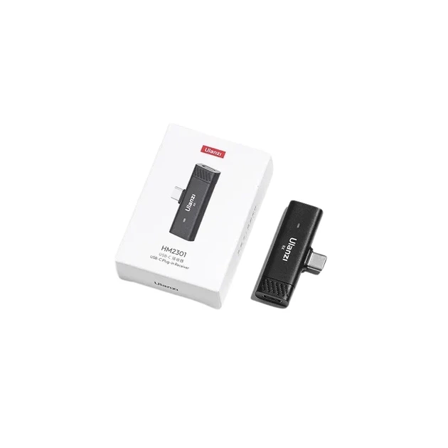 Приемник Ulanzi A007 для беспроводного микрофона USB Type-C черный 47x24,7x8,2 мм - Фото 2 Приемник Ulanzi A007 для беспроводного микрофона USB Type-C черный 47x24,7x8,2 мм - изображение 2