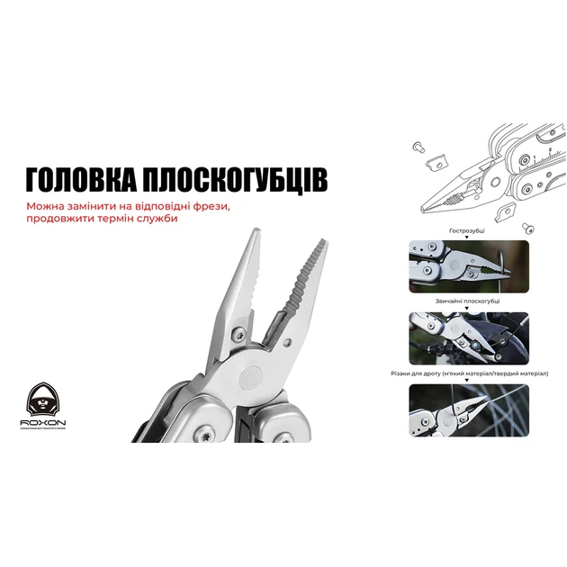 Мультитул Roxon Flash S803E 20 в 1 нержавеющая сталь 10,2х3,9х2,2 см черный - Фото 15 Мультитул Roxon Flash S803E 20 в 1 нержавеющая сталь 10,2х3,9х2,2 см черный - изображение 15