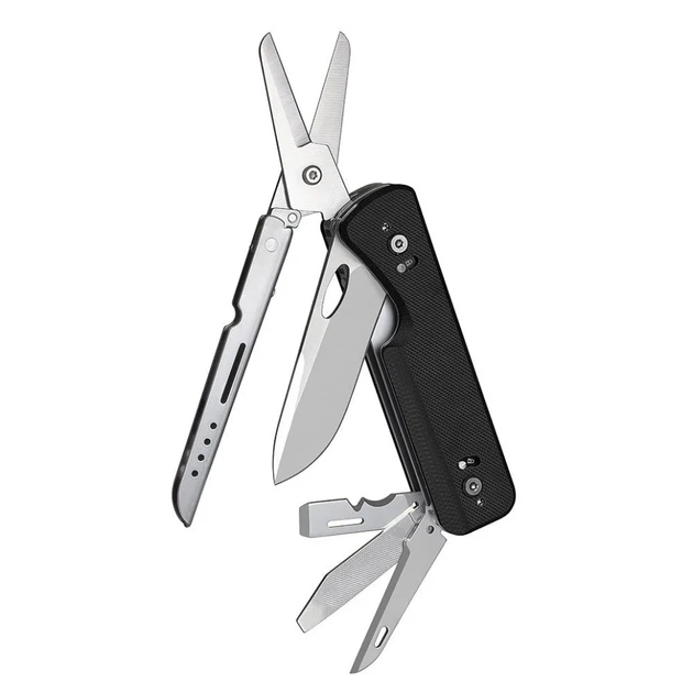 Мультитул Roxon Flex S505G 14 функций нержавеющая сталь 108х26х23 мм черный - Фото 1 Мультитул Roxon Flex S505G 14 функций нержавеющая сталь 108х26х23 мм черный - изображение 1