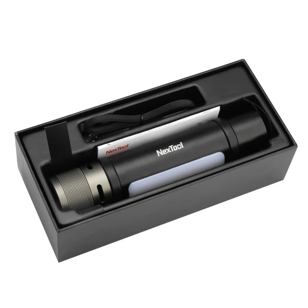 Светодиодный фонарь NexTool 6в1 1000 лм с магнитом и функцией Power Bank алюминий 34х160,5 мм - Фото 4 Светодиодный фонарь NexTool 6в1 1000 лм с магнитом и функцией Power Bank алюминий 34х160,5 мм - изображение 4