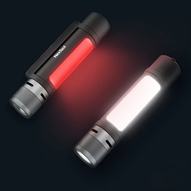 Светодиодный фонарь NexTool 6в1 1000 лм с магнитом и функцией Power Bank алюминий 34х160,5 мм - Фото 9 Светодиодный фонарь NexTool 6в1 1000 лм с магнитом и функцией Power Bank алюминий 34х160,5 мм - изображение 9