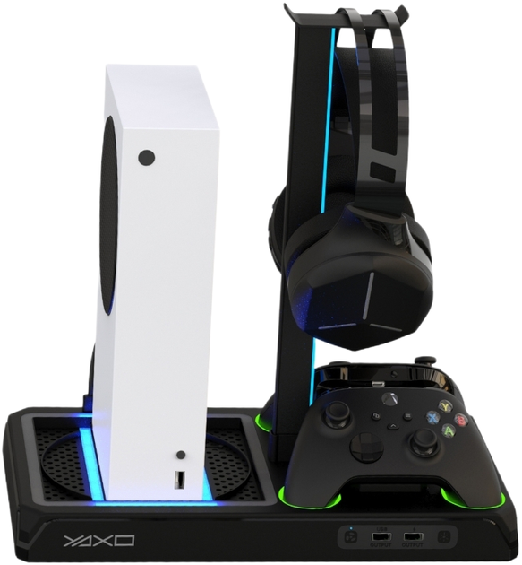 Podstawka chłodząca i ładująca YAXO XENO FROST do XBOX Series X/S Techno Black (YGXFCB01) - obraz 2