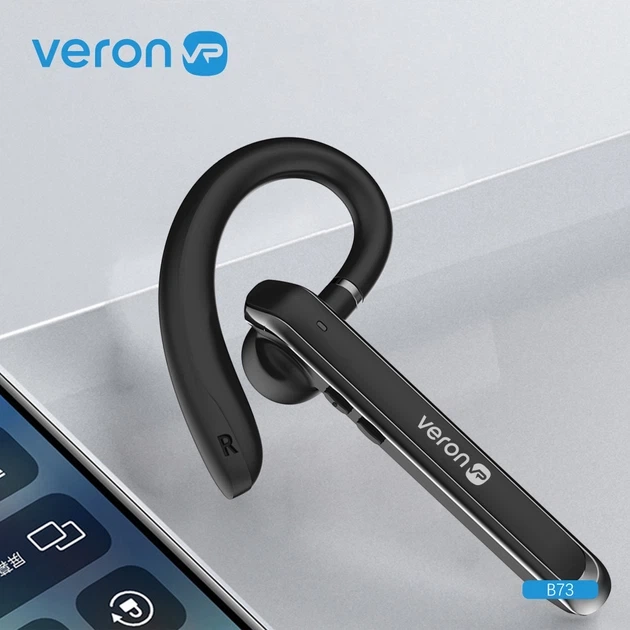 Bluetooth-гарнітура Veron B73 Black (781310) - Фото 6 Bluetooth-гарнітура Veron B73 Black (781310) - изображение 6
