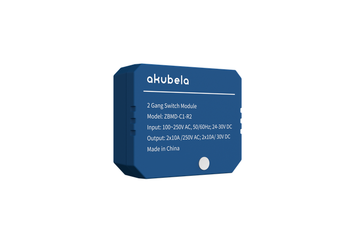 2 канальний вимикач AKUBELA ZigBee ZBMD-C1-R2 - Фото 3 2 канальний вимикач AKUBELA ZigBee ZBMD-C1-R2 - изображение 3
