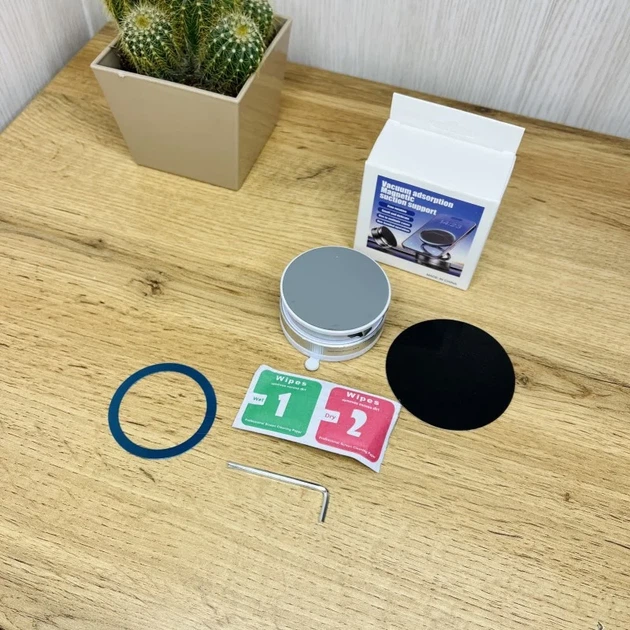 Магнітний тримач для телефону (Vacuum adsorption magnetic suction support)(1.2-VO) - Фото 4 Магнітний тримач для телефону (Vacuum adsorption magnetic suction support)(1.2-VO) - изображение 4