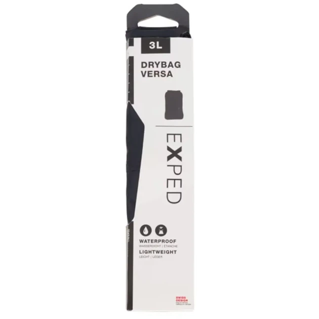Гермомешок Exped Drybag Versa 3 Black - изображение 2