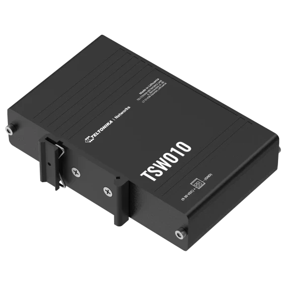 Коммутатор 5 портов неуправляемый Teltonika TSW010 с монтажом на DIN-рейку - Фото 3 Коммутатор 5 портов неуправляемый Teltonika TSW010 с монтажом на DIN-рейку - изображение 3