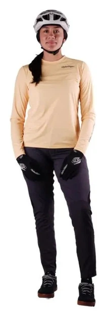 Джерсі TLD WOMENS LILIUM PRO LS JERSEY; MONO [BUTTER] XS (OBOD_334027011) - изображение 8