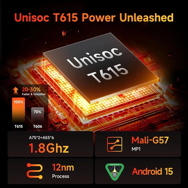 Планшет 10.1'' Full HD BNCF BPad 10 4+8/128Gb 4G 2-SIM 8 ядер Android 15 6500 mAh Серый (102182188) - изображение 3