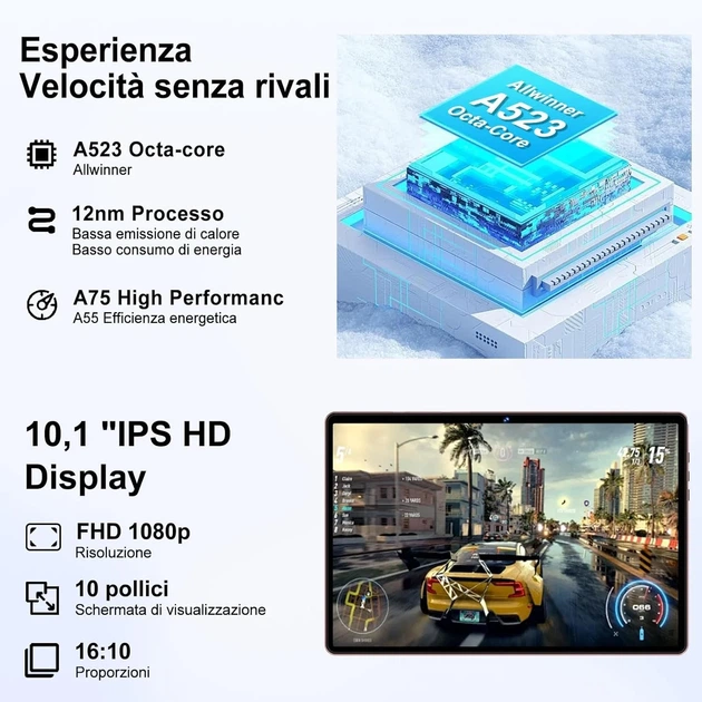 Планшет 10.1'' DMOAO D3 4+14/128Gb 8 ядер Android 14 6000 mAh Чорно-рожевий (102178189) - зображення 3