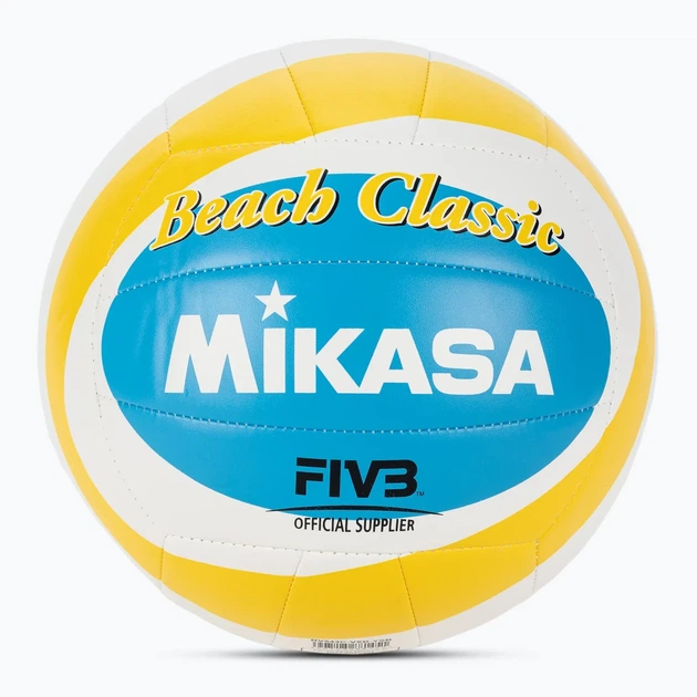 М'яч для пляжного волейболу Mikasa Beach Classic BV543C-VXB-YSB (розмір 5) - Фото 5 М'яч для пляжного волейболу Mikasa Beach Classic BV543C-VXB-YSB (розмір 5) - зображення 5