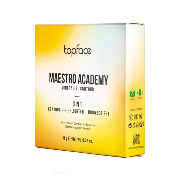 Палетка для контуринга лица Topface Maestro Academy Mineralist Contour № 001 - изображение 9