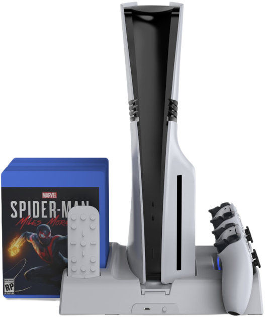 Podstawka chłodząca i ładująca YAXO ARCTIC BREEZE NE do PS5/PS5 Slim/PS5 Pro Alpine White (YGABNECCS01W) - obraz 6