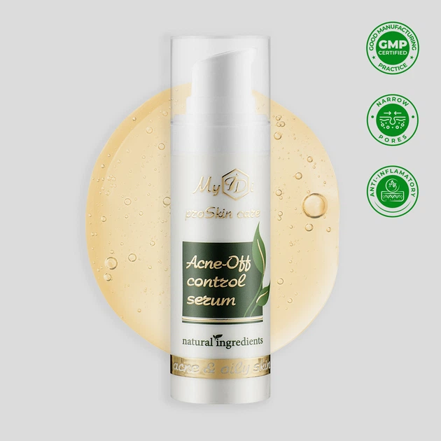 Протизапальна сироватка для проблемної шкіри MyIDi Acne-Off control serum 30 мл (4821284851111) - зображення 5